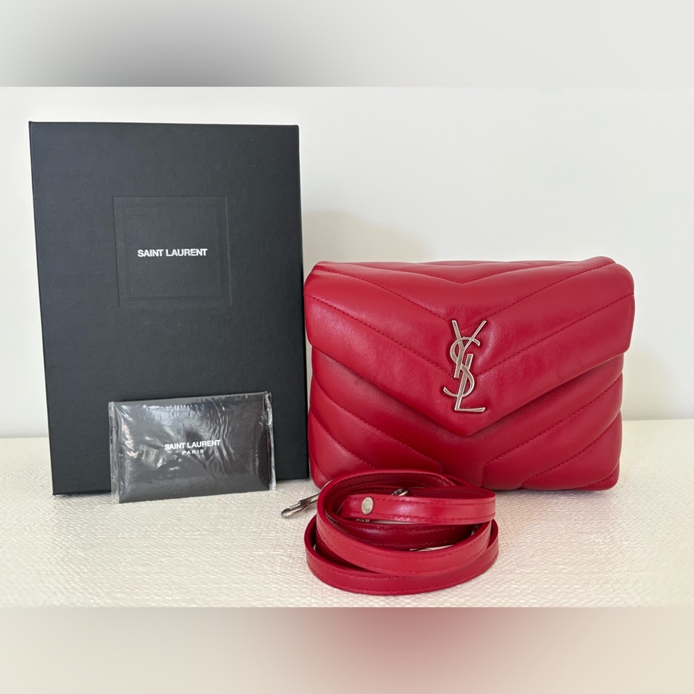 Saint Laurent Red Crossbody Bag